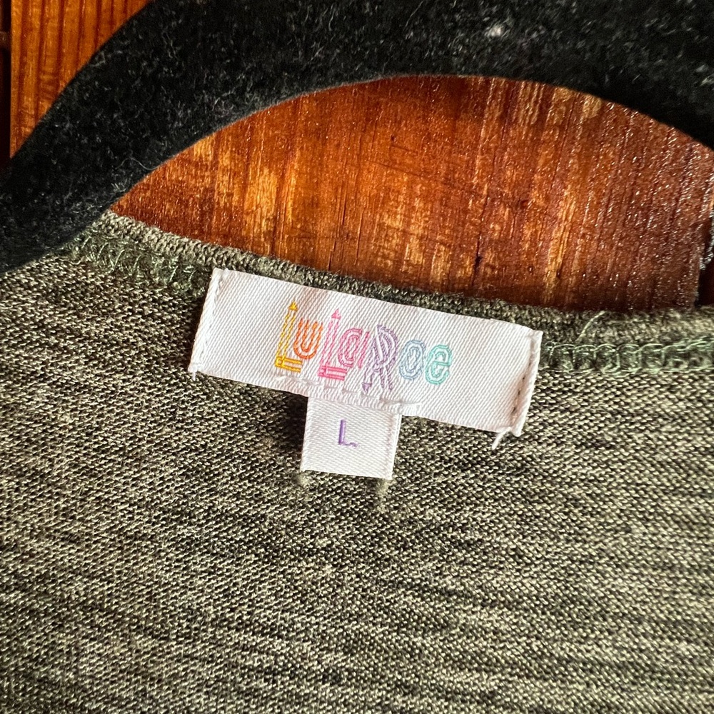 LuLaRoe Olive Green Cardigan - Picture 2 of 5